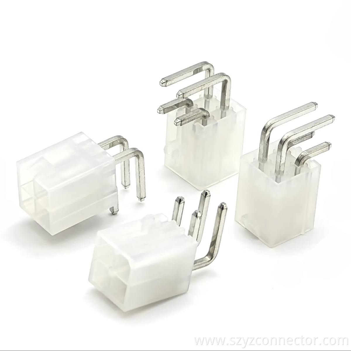 5557 Pin header Connector With Positioning Post Right Angle DIP Solid 2*2P 5557 Pin header Connector With Positioning Post Right Angle DIP Solid 2*2P